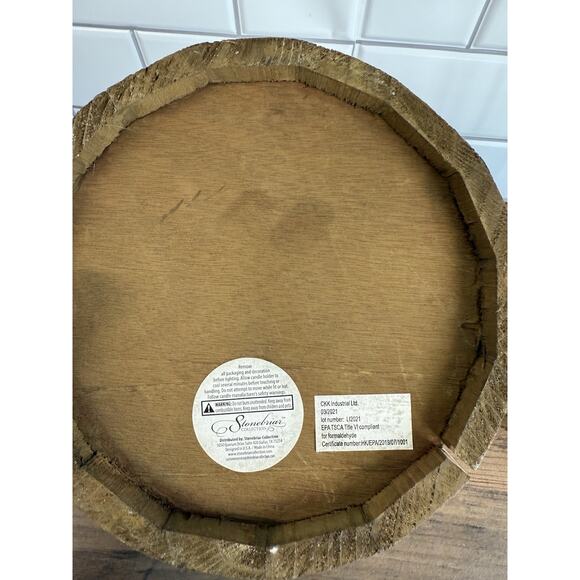 Stonebriar Large Wood and Metal Decorative Set of 2 Wire Metal Farm House Decor - Picture 4 of 10